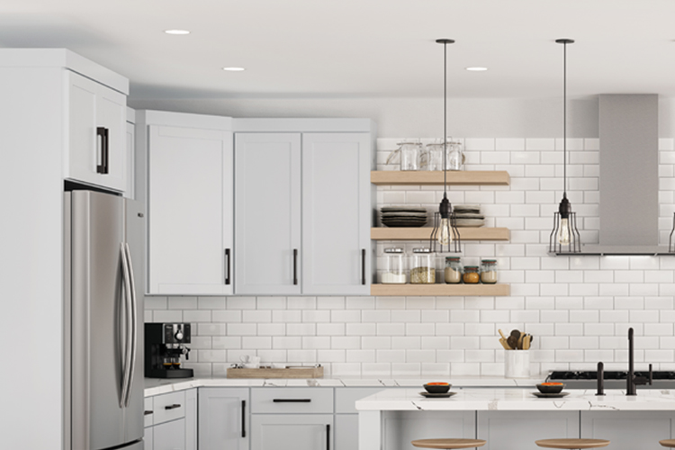 LEXINGTON POLAR WHITE & HARBOR GRAY.